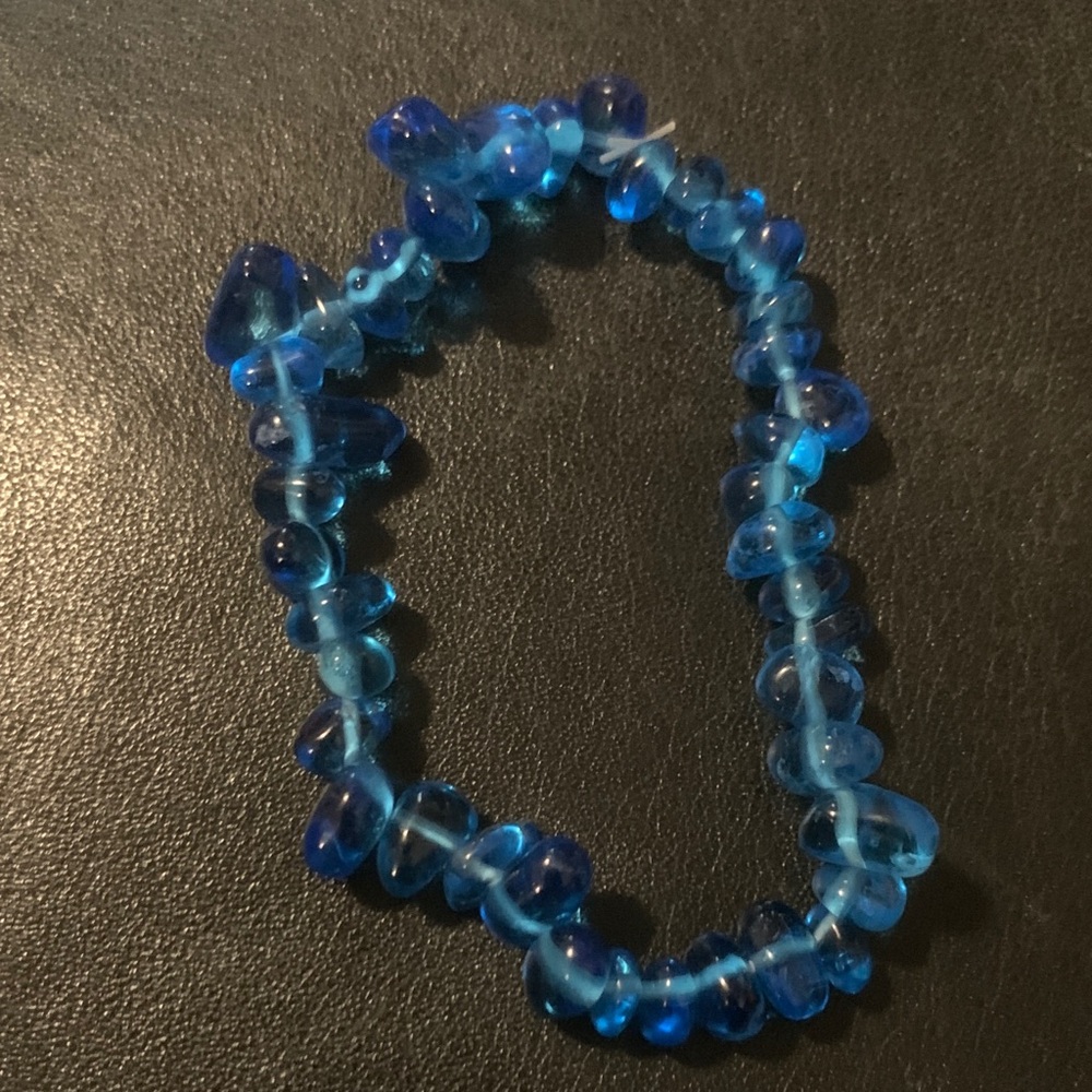 Blue Apatite Stone Bracelet unisex